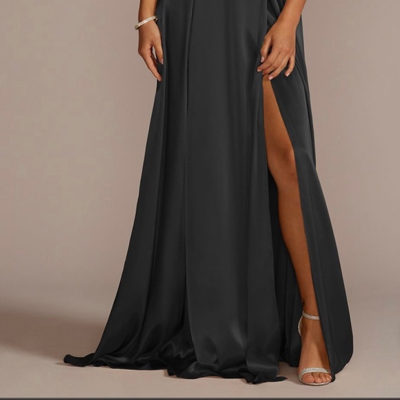 David’s bridal black dress - Picture 3 of 3